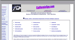 Desktop Screenshot of californiaspy.com