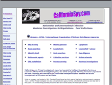 Tablet Screenshot of californiaspy.com